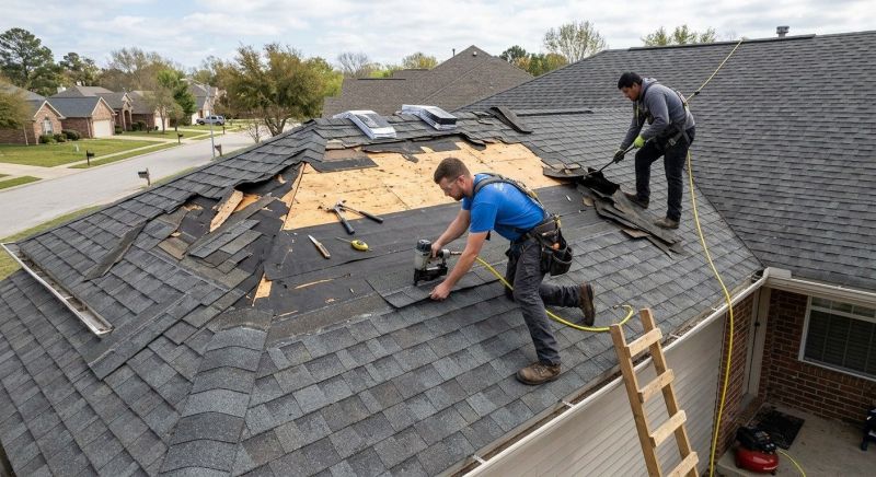 Storm Damage Roof Repair in Bryn Mawr, PA