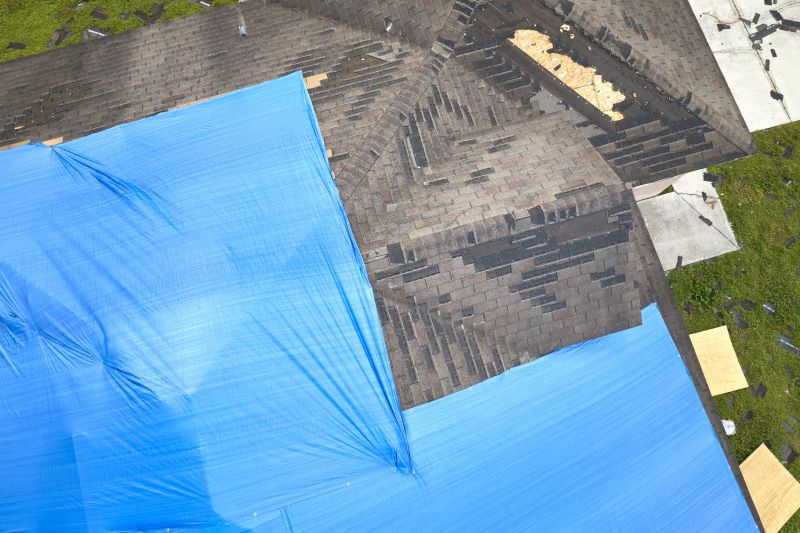 Storm Damage Roof Tarping in Ambler, PA