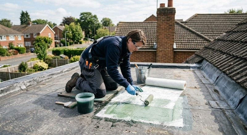 Synthetic Roof Repair in Ambler, PA