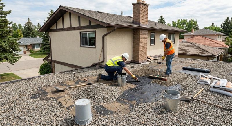 Tar And Gravel Roof Repair in Doylestown, PA