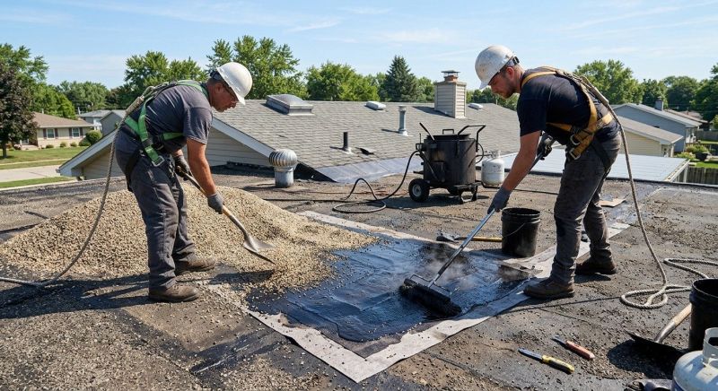 Tar And Gravel Roof Repair in Hatboro, PA