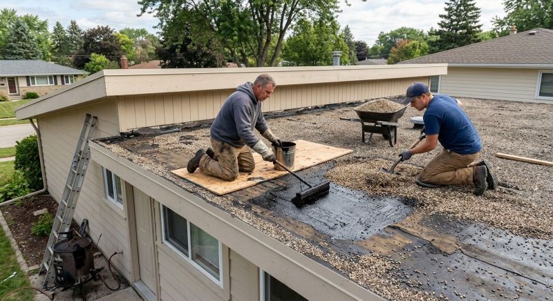 Tar And Gravel Roof Repair in Havertown, PA