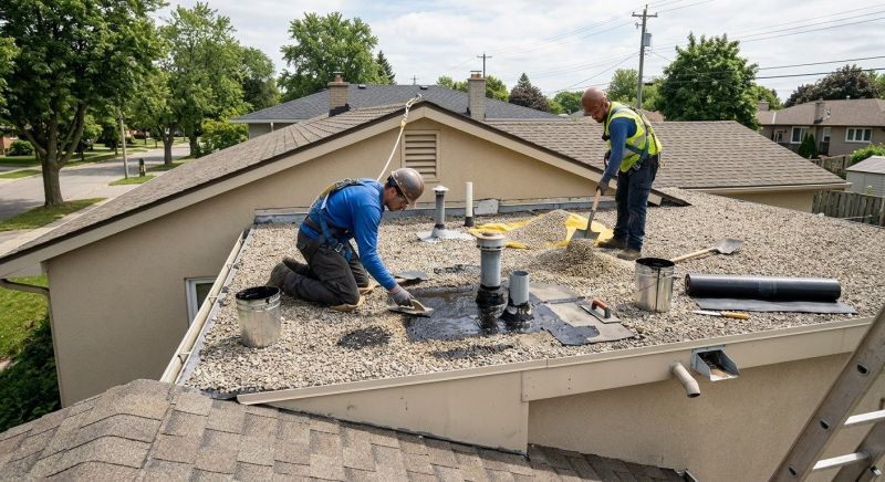 Tar And Gravel Roof Repair in Stockton, NJ