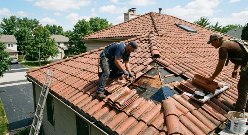 Tile Roof Repair in Blue Bell, PA