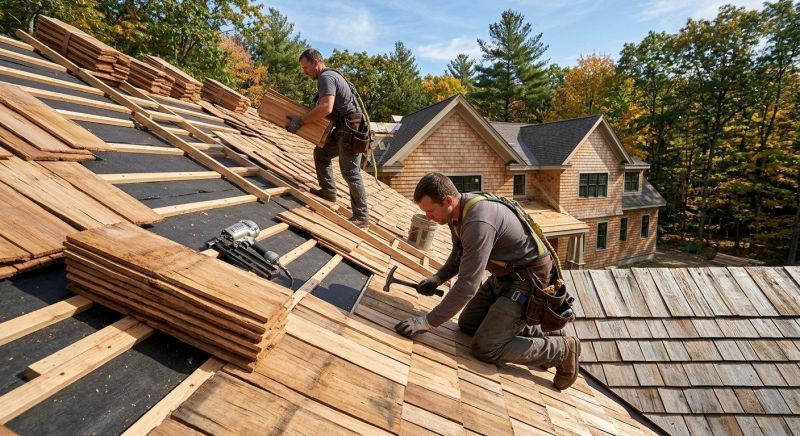 Wood Roofing Installation in Stockton, NJ