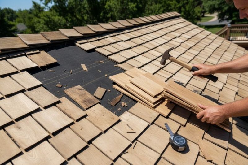 Wood Shake Roof Repair in Audubon, NJ
