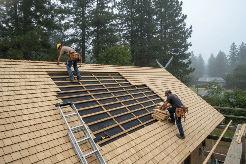 Wood Shake Roof Repair in Fort Washington, PA