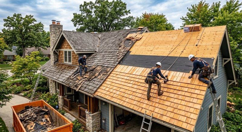 Wood Shake Roof Replacement in Boyertown, PA