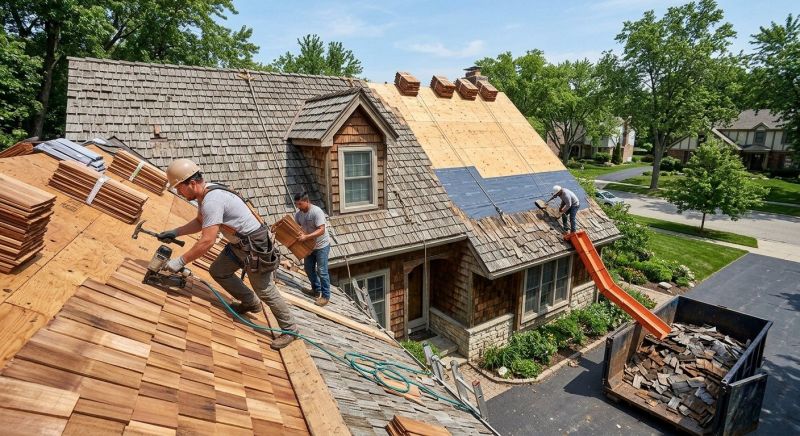 Wood Shake Roof Replacement in Gilbertsville, PA