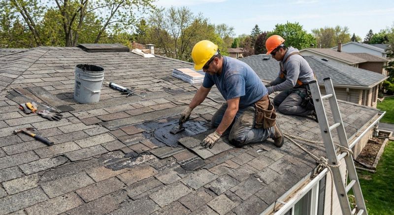 Asphalt Roof Repair in Wynnewood, PA