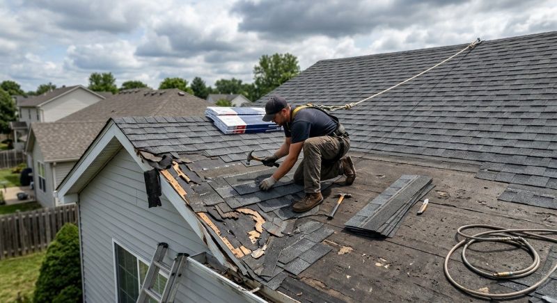 Roof Damage Restoration in Horsham, PA