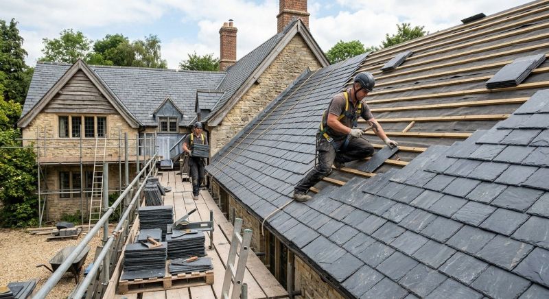 Slate Roof Construction in Skippack, PA